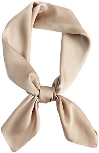 Belsen Fashion Solid Silk Scarf 27.5" Lightweight Neckerchief Square Scarves