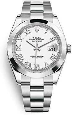 Rolex Datejust 41 Stainless Steel/Oyster Bracelet / 126300-0015 / White Roman Dial