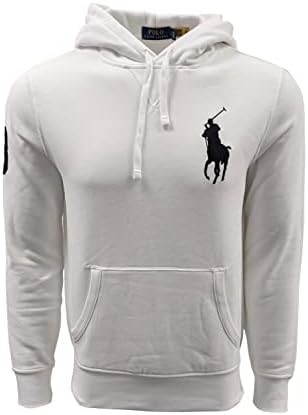 POLO RALPH LAUREN Men's Big Pony Fleece Pullover Hoodie