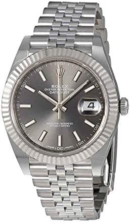 Rolex Datejust Dark Rhodium Dial Automatic Men's Jubilee Watch 126334RSJ