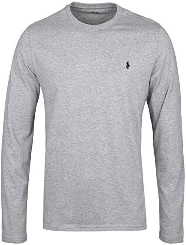 Polo Ralph Lauren Mens Long Sleeve Crew Neck Custom Slim Fit T-Shirt