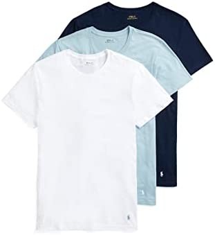 POLO RALPH LAUREN Men's Classic Fit Cotton Crews 3-Pack