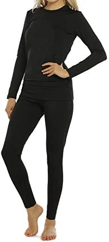 ViCherub Thermal Underwear Set for Women Fleece Lined Long Johns Base Layer Soft Top Bottom