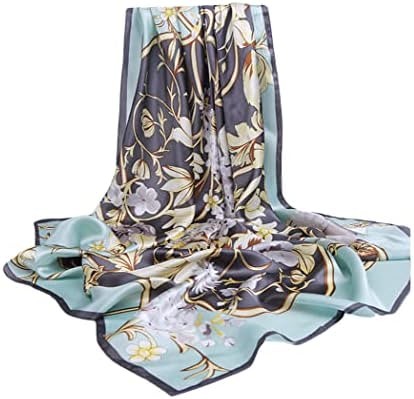 Big Square Silk Scarf in Abstract Patterns,100% Silk,5+ Optional Colors,110cm x 110cm,真丝围巾