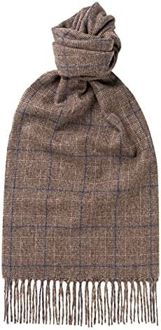 100% Lambswool Scarf Check Heriot - Made In Britain by Glen Isla
