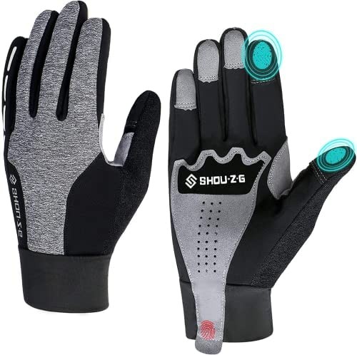 Adoric Life Winter Gloves for Men and Women - Warm Glove for Cold Weather, Thermal Gloves with Touch Screen Finger for Workout, Running, Cycling, Bike