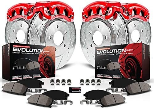 Power Stop KC2440 One Touch Performance Brake Kit with Calipers