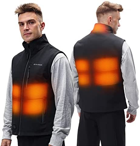 Extremus Buckwell Heated Vest, Unisex Electric Vest with Quick-Heating Material and Long-Lasting Warmth