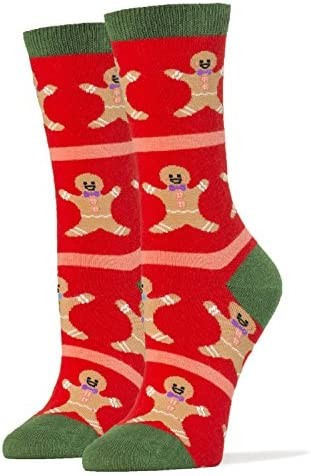 Women's Novelty Crew Socks, Oooh Yeah Funny Crazy Cool Stranger Socks