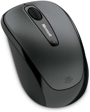 Microsoft Wireless Mobile Mouse 3500 - Loch Ness Gray. Comfortable design, Right/Left Hand Use, Wireless, USB 2.0 with Nano transceiver for PC/Laptop/Desktop, works with for Mac/Windows Computers