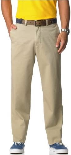 Nautica Men's Flat Front Twill Pant