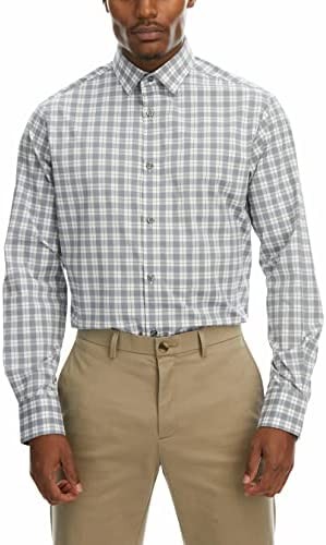 Perry Ellis Men's Slim Fit Performance Dress Shirt