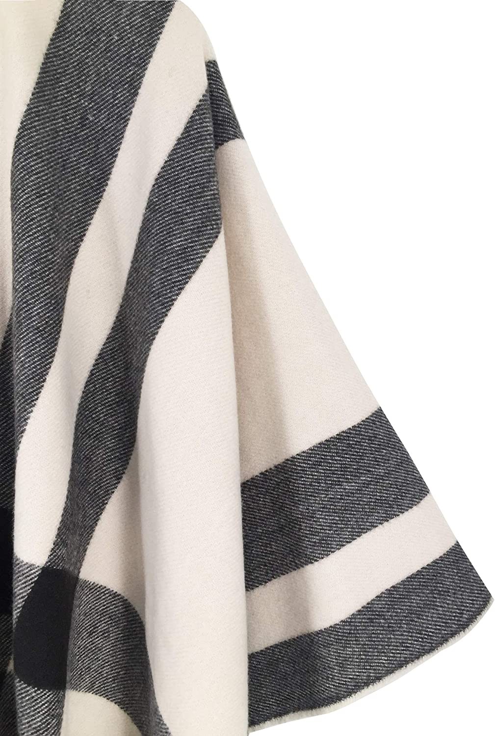 Breezy Lane Women's Shawl Wraps Poncho Sweater Open Front Cape Cardigan for Fall Winter Holiday