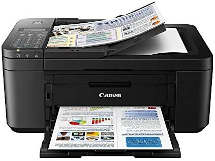 Canon PIXMA TR4520 Wireless All in One Photo Printer with Mobile Printing, Black, Works with Alexa