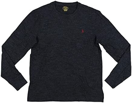 Polo Ralph Lauren Mens Long Sleeve Crew Neck Custom Slim Fit T-Shirt