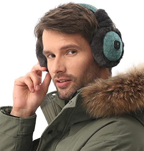 Aroma Season Heated Ear Warmer for Men & Women, 2 Heating Modes Electric Ear Muffs for Winter Sports, Travel