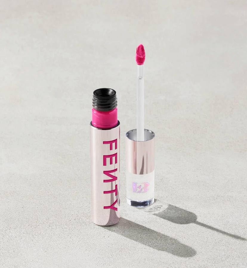 Fenty Beauty Icon Velvet Liquid Lipstick - Pink Limo'scene (vivid hot pink)