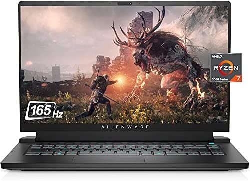 2021 ALIENWARE M15 Ryzen Edition Gaming Laptop, 15.6" FHD 165Hz 3ms Display, AMD Ryzen 7 5800H (>i7-11370H), RTX 3060 6G GDDR6, 16GB RAM, 1TB SSD, RGB Backlit Keyboard, WiFi 6, Win 10 Home (Renewed)