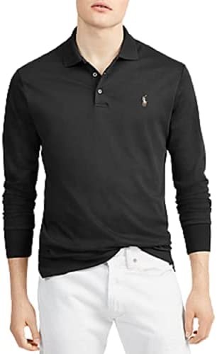 Polo Ralph Lauren Black Classic-Fit Long Sleeve Soft Cotton Shirt, US 2X-Large