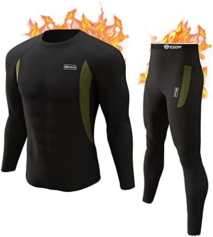 Thermal Underwear Set Winter Hunting Gear Sport Long Johns Base Layer Bottom Top Midweight