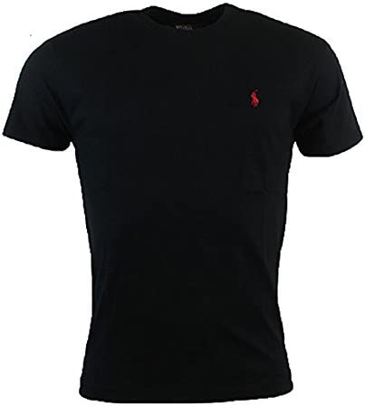 Polo Ralph Lauren Men's Classic Fit T-Shirt (Large, RL Black)