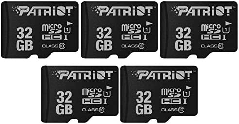 Patriot LX Series Micro SD Flash Memory Card 32GB - 5 Pack