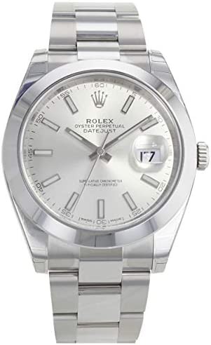 Rolex Datejust 41 Silver Dial Stainless Steel Automatic Men's Watch 126300SSO