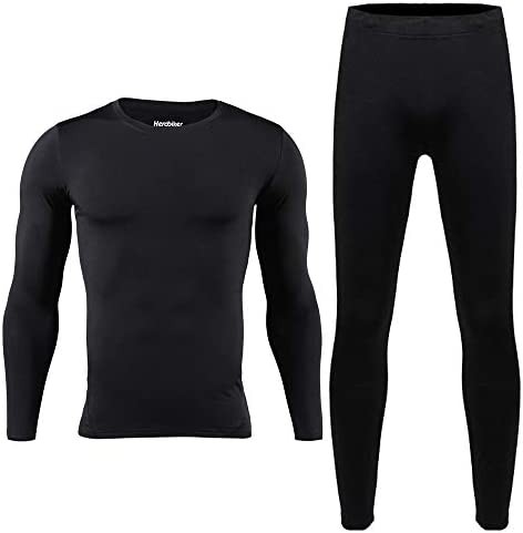 HEROBIKER Long Johns Thermal Underwear for Men Skiing Winter Warm Hunting Gear Fleece Lined Base Layer Set Top Bottom