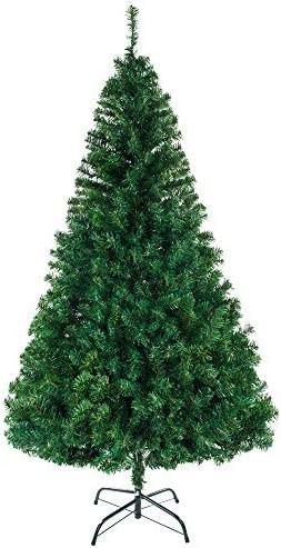 Artificial Christmas Tree 8 feet Xmas Pine Tree with Metal Stand and 1138 Branch Tips National Tree Best for Indoor and Outdoor Christmas Decoration
