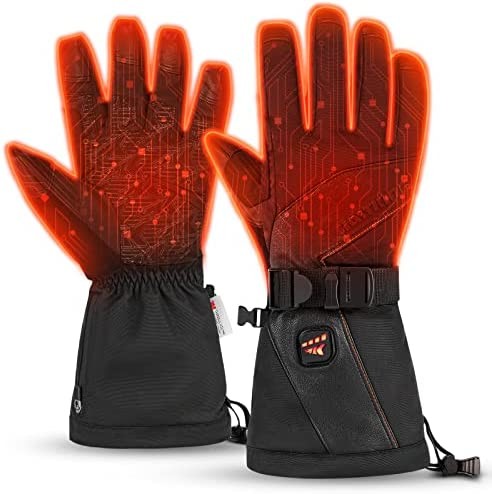 KastKing Polar Blast Heated Gloves, All Around Safe Warmth, Waterproof, Rechargeable Winter Snow Gloves for Men Women, Fishing Skiing, or any Cold Weather Activity