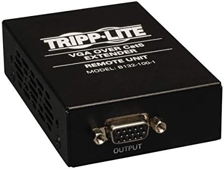 Tripp Lite VGA Over Cat5 / Cat6 Extender, Receiver, 1920x1440 at 60Hz (B132-100-1)